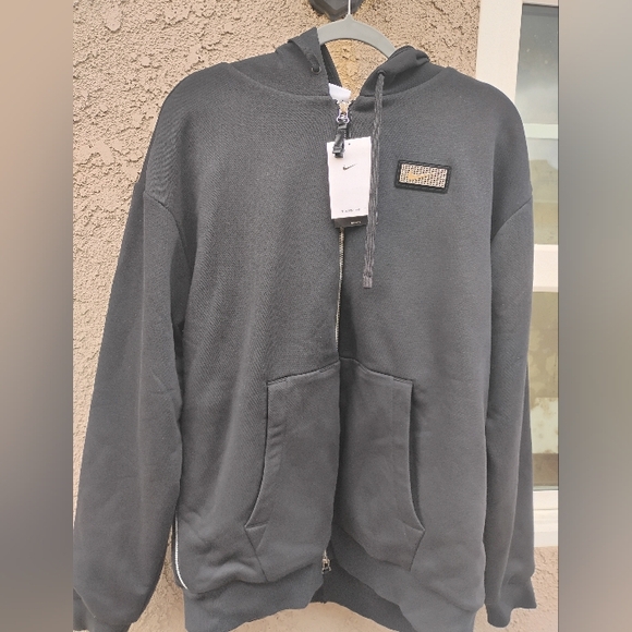 Nike Men's Black Hoodie Nike Devin Booker Therma-FIT Full-Zip Hood